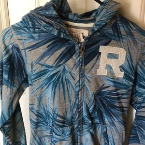 Blue boys tropical hoodie